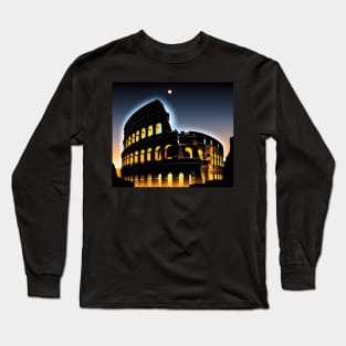 Colosseum in the night Long Sleeve T-Shirt